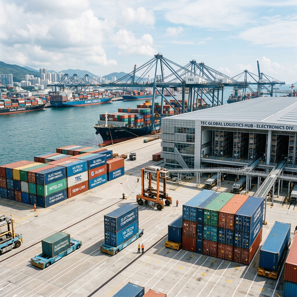 Global Shipping Logistics & Trading Port
